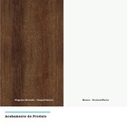 Paneleiro 40 Cm Raso 2 Portas Safira Luciane Móveis - Nogueir