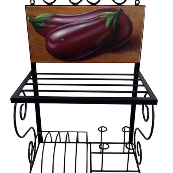 Paneleiro 40 Em Madeira E Ferro - Cód 1393