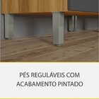 Paneleiro 4 Portas 1 Gaveta 1 Nicho Para Forno Burguesa Premi