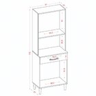 Paneleiro 4 Portas 1 Gaveta Balli Aramóveis