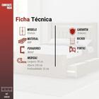 Paneleiro 4 Portas 4 Prateleiras Chumbo - Indékes