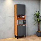 Paneleiro 4 Portas 64cm Espaço Para Forno E Nicho Vegas Itati