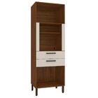 Paneleiro 4 Portas E 2 Gavetas Moncton Nogueira Off White