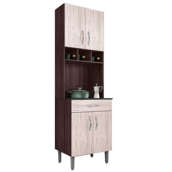 Paneleiro 4 Portas Laura Castanho Avelã 1730 Ajl Móveis