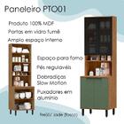 Paneleiro 4 Portas Mdf 70 Cm Tosc Pto01 Mxm