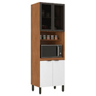 Paneleiro 4 Portas Para Forno Até 44l Firenze Amendola Branco