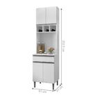 Paneleiro 4 Portas Regianna Branco