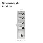 Paneleiro 60 Cm 3 Portas Branco/verde Vik Madesa