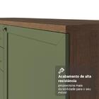 Paneleiro 60 Cm 3 Portas Rustic/verde Vik Madesa