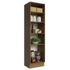 Paneleiro 60 Cm Com Nichos Abertos Para Cozinha Madesa Glamy,