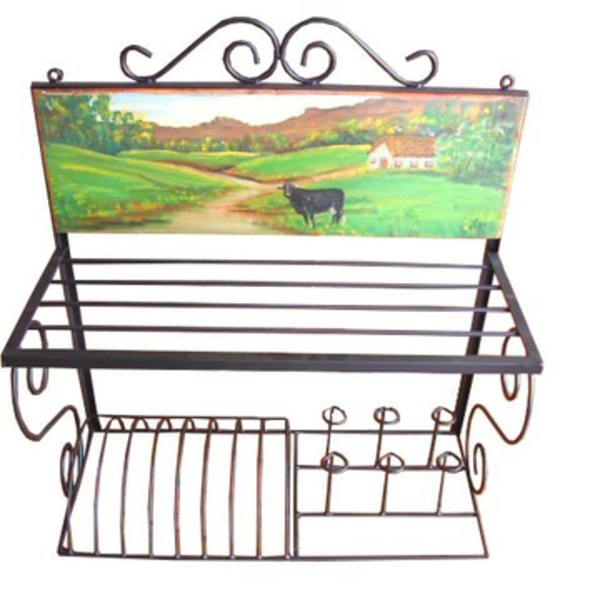 Paneleiro 60 Em Madeira E Ferro - Cód 1330