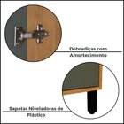 Paneleiro 60cm 2 Portas Cozinha Milão Grafite / Freijó Rocks