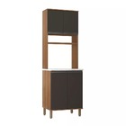 Paneleiro 61cm 4 Portas Com Nichos Diana Luciane Móveis - Ave