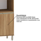 Paneleiro 70cm 3 Portas Com Espaço Para Forno E Micro-onda Di