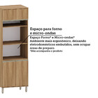 Paneleiro 70cm 3 Portas Com Espaço Para Forno E Micro-onda Di