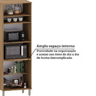 Paneleiro 70cm 3 Portas Com Espaço Para Forno E Micro-onda Di