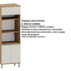 Paneleiro 70cm 3 Portas Com Espaço Para Forno E Micro-onda Di