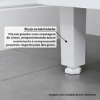 Paneleiro 70cm 3 Portas E 2 Nichos Para Forno Microondas Dora