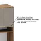 Paneleiro 70cm 4 Portas Com Espaço Para Forno E Micro-ondas D