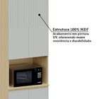 Paneleiro 70cm 4 Portas Com Espaço Para Micro-ondas Aura Luci