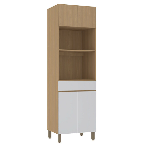 Paneleiro 70cm 4 Portas E 1 Gaveta Com Espaço Torre Quente Sl