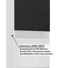 Paneleiro 70cm 4 Portas E 1 Nicho Para Forno Microondas Dora