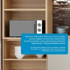 Paneleiro 70cm Com 4 Portas E Espaço Para Micro-ondas 100% Md