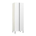Paneleiro 70cm Duplo 2 Portas Lis Legno Crema Com Branco Mat