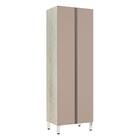 Paneleiro 70cm Duplo 2 Portas Luci Legno Crema Com Connect