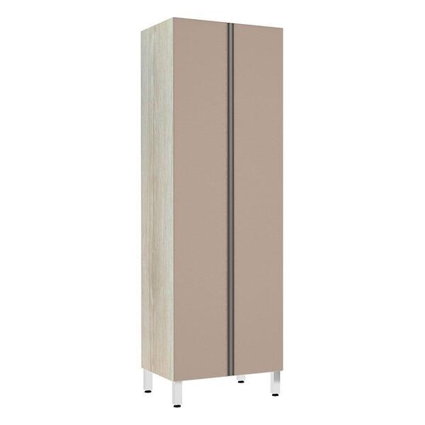 Paneleiro 70cm Duplo 2 Portas Luci Legno Crema Com Connect