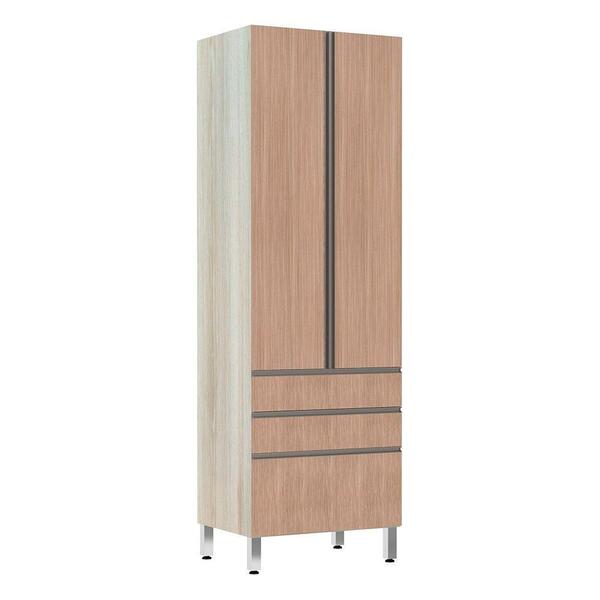 Paneleiro 70cm Luci Legno Crema Com Cumaru