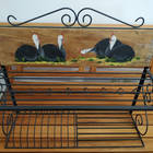 Paneleiro 80 Em Madeira E Ferro - Cód 1420