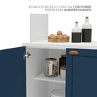 Paneleiro / Torre Quente 4 Portas 2 Nichos Para Forno E Utens