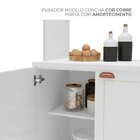 Paneleiro / Torre Quente 4 Portas 2 Nichos Para Forno E Utens