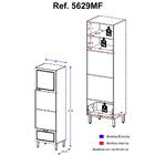 Paneleiro  Multimóveis Nevada Para Forno E Microondas C/ Másc