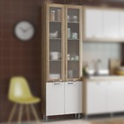 Paneleiro  Multimóveis Toscana 5021-vd Argila/branco C/4 Port