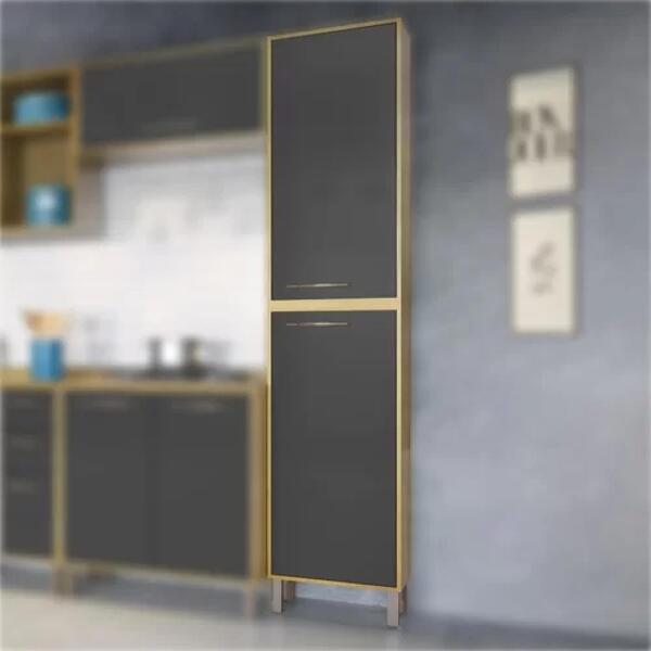 Paneleiro Alto Armário Multiuso Organizador Para Cozinha 2 Po