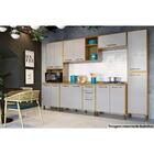 Paneleiro Alto Armário Multiuso Para Cozinha 2 Portas 5 Prate