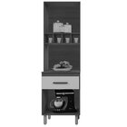 Paneleiro Alto Com Nicho 4 Portas 1 Gaveta Vitorina Savana /