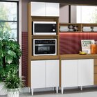 Paneleiro Alto Duplo Forno 4 Portas Nevasca Atacama/branco