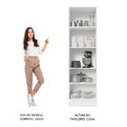 Paneleiro Armário De Cozinha 100% Mdf 60 Cm 2 Portas Portas B