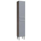 Paneleiro Armário De Cozinha 2 Portas Rustic/cinza Emilly Mad