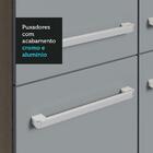 Paneleiro Armário De Cozinha 2 Portas Rustic/cinza Emilly Mad