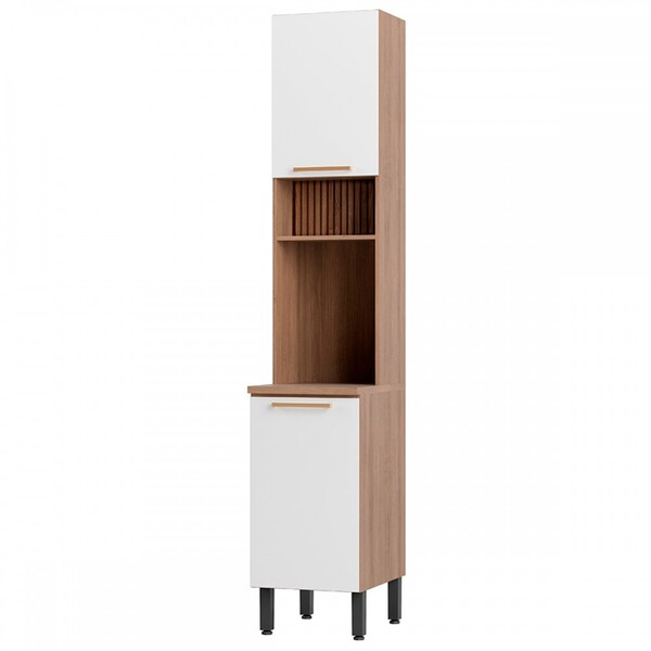 Paneleiro Avelã 2 Portas Mel/branco - Telasul