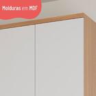 Paneleiro Bárbara 70cm Para Micro 4 Portas Freijó E Branco