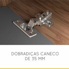 Paneleiro Baronesa 2 Pt Grafite E Marrom