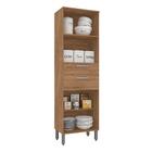 Paneleiro Bella 2 Portas 2 Gavetas Carvalho - Moveis Arapongas