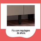 Paneleiro Caiena 3 Pt Mel E Fumê