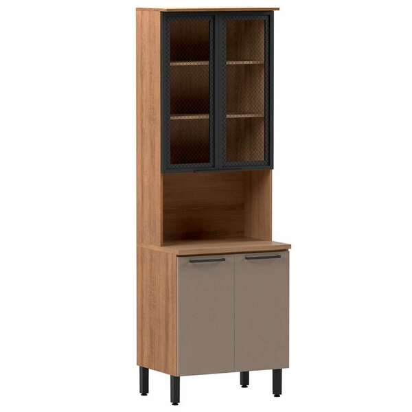 Paneleiro Caiena 4 Pt Mel E Fumê