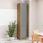 Paneleiro Campanele 2 Pt Castanho E Cinza